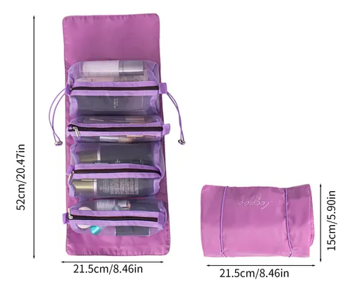 Bolsa De Maquillaje Enrollable En Forma De C Para Colgar,