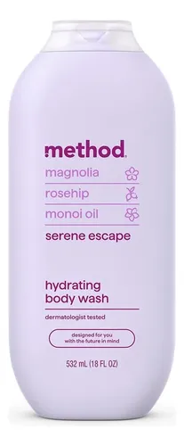 Método De Lavado Corporal Serene Escape Con Magnolia Y Rosa