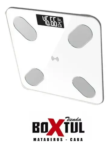 Balanza De Baño Bluetooth Familiar Ultra Slim 180kg Digital