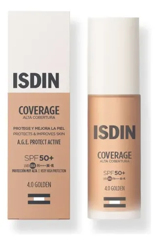 Base De Maquillaje Coverage SPF 50+ 4.0 Golden30ml Isdin