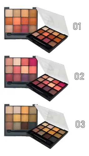 Paleta Sombras Pink21 12 Colores Matte Satinados Maquillaje