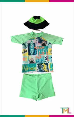 Combo Remera Malla+gorro De Regalo Con Filtrouv50 California