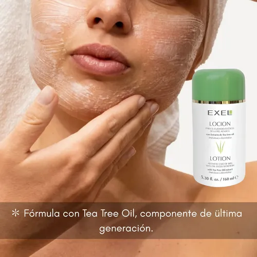Locion Secativa Piel Grasa Antiacne Limpieza Seca Exel 160 M