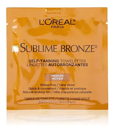 Toallitas Autobronceadoras L’oreal Bronze Sin Rayas 6 Unidad