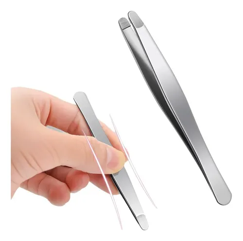 Pinzas Desmaquillantes Antideslizantes Para Cejas, 1 Unidad