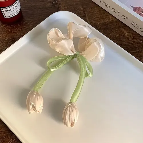 Accesorio Para El Pelo Con Forma De Tulipán Francés, 3 Unida 3pcs