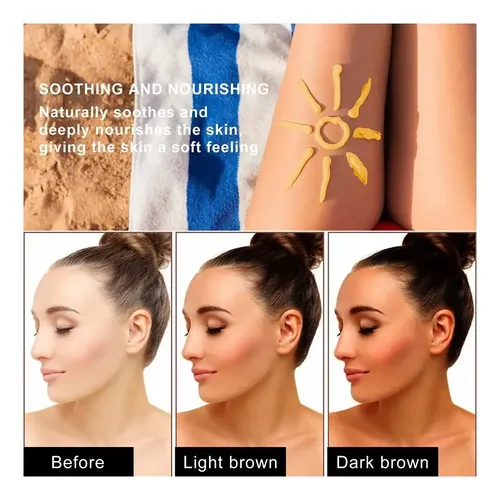 . Paquete De 3 Cremas Bronceadoras Aceleradas Shine Brown