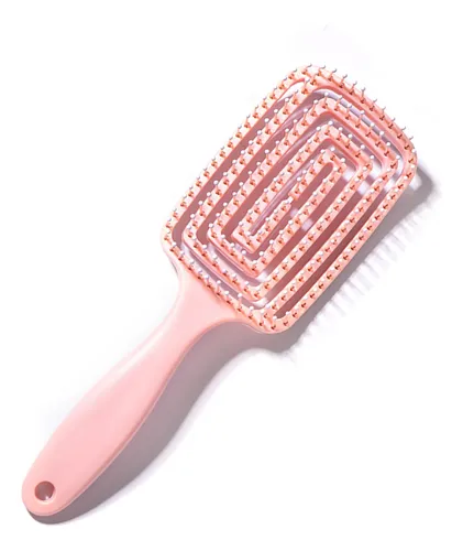 Cepillo De Pelo Ventilado, Profesional, Curvo, Fácil De Usar