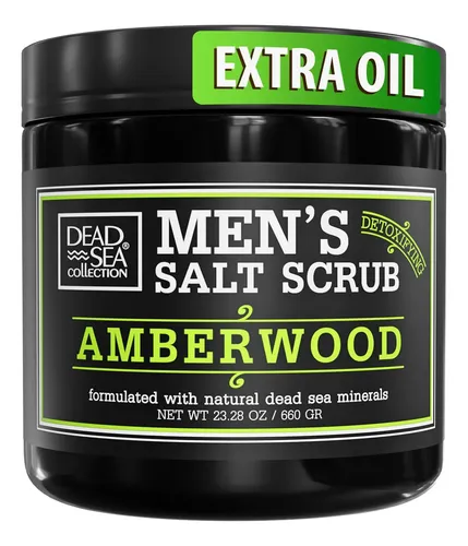 Exfoliante Corporal Sal Del Mar Muerto Amberwood 687 Ml Para