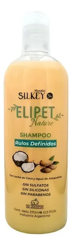 Shampoo Silkey Elipet Nature Rulos Definidos X370 Ml