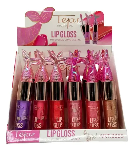 Lip Gloss Infantil Sirena Con Aroma (pack X 3)