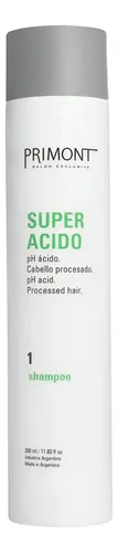 Primont Super Acido Shampoo Cabello Procesados Teñidos Chico