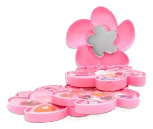 Poppi 5666 Set De Maquillaje Desplegable Flor Completo Niñas