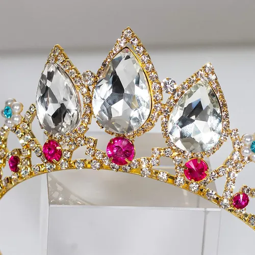 Accesorios Para Mujer Corona De Princesa Con Cristales For