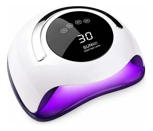 Cabina Para Uñas Sun Bq5t Blanca 120w Original Uv Led