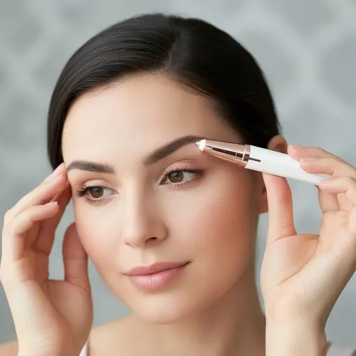 Depiladora Facial Recargable Blanco