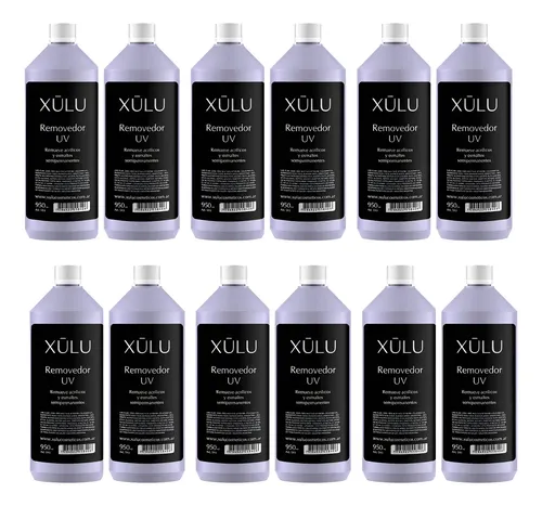 Removedor De Esmalte Semi Y Uñas Acrílicas X12 950cc Xúlu