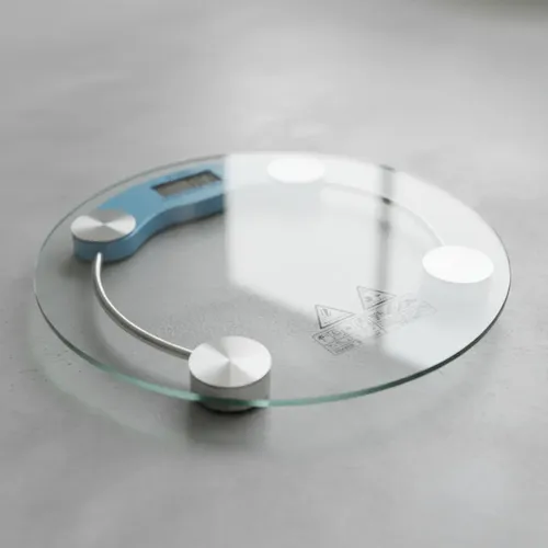 Balanza Digital Personal Corporal De Baño En Vidrio Y Metal