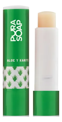 Bálsamo Labial Hidratante Pura Soap Aloe Vera