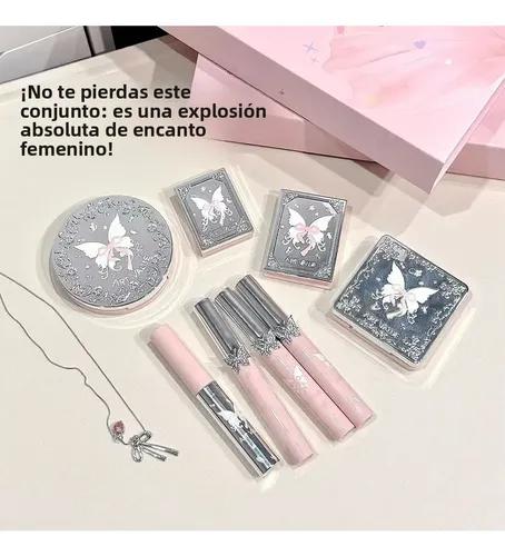 Art Value Caja Maquillaje Rosa Regalo Completo Kit Fácil,;