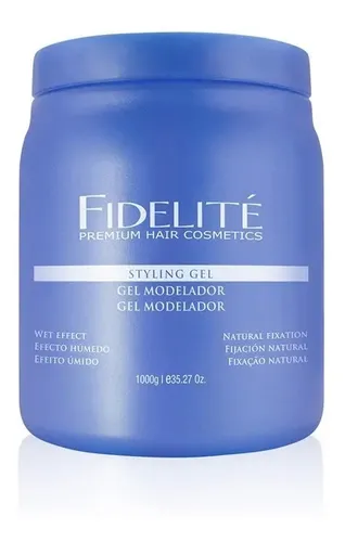 Gel Modelador Fidelite Natural Fix Efecto Humedo X 1000 Gr