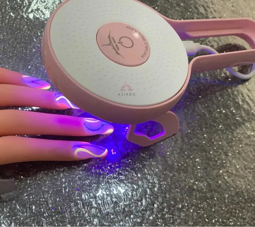 Cabina Uñas Portátil Uv Led Nail Lamp Paris Night
