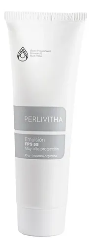 Perlivitha Protector Solar Facial Emulsión Fps55 Sin Color