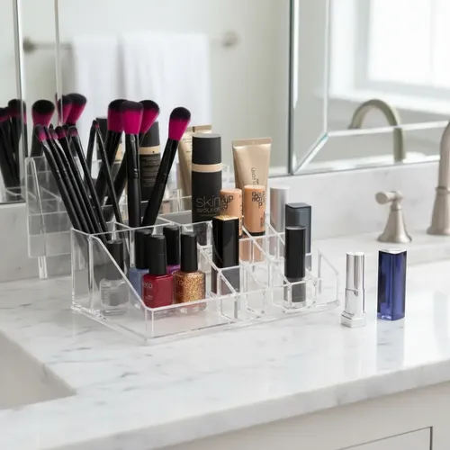 Organizador De Acrilico Para Maquillajes Grande