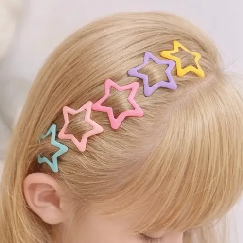 50pcsy2k Dopamina Estrella Horquilla Bb Clip Accesorios For Multi-colored