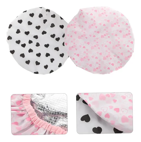 2piezas Gorro Sauna Teñir Cabello Elástico Baño Cuidado