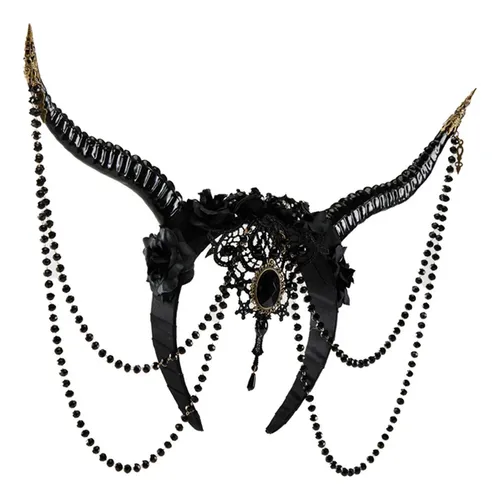 Diadema De Para Mujer, Accesorio Gótico De Antílope,