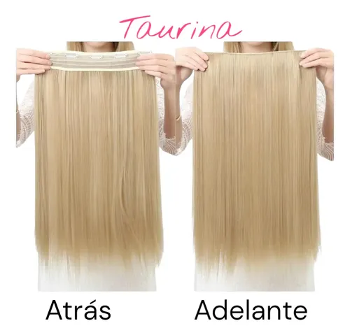 Extensiones Con Clip Cortina De Cabello Orgánica Taurina 666 Color 1bh613