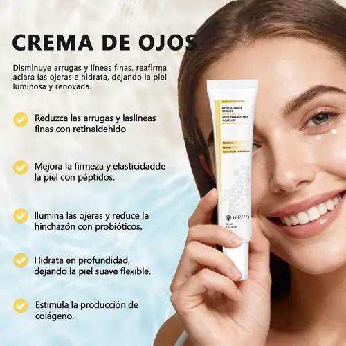 Weud Skincare Antiedad Firmeza Hidratante Rostro Cuello 6pzs