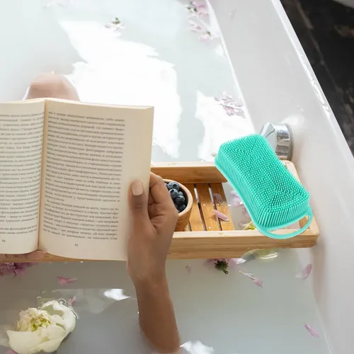Cepillo De Silicona For Ducha Y Lavado De Cabello, Exfolian