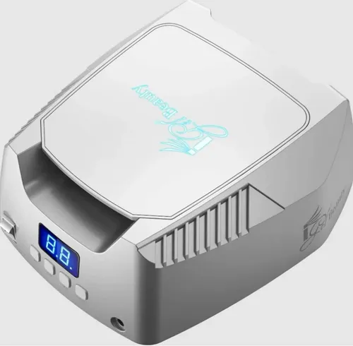 Lámpara Uv/led Recargable Inalámbrica Plateada