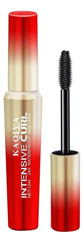 Kaqiya Máscara De Tubo Degradado Rojo Y Dorado – Rizado Inte