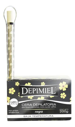 Cera Depilatoria Negra Sistema Español X200 G Depimiel