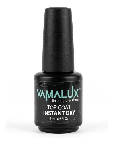 Esmalte Uñas Top Coat Vamalux Brillo Extremo Secado Rapido