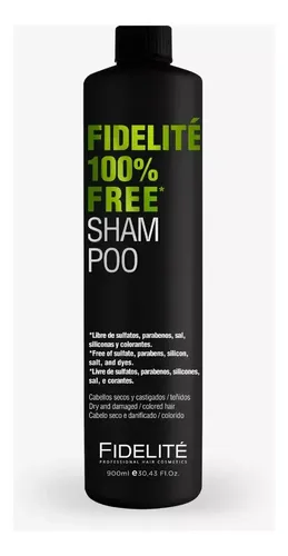 Shampoo Fidelite 100% Free Cabellos Secos Y Teñidos 900ml