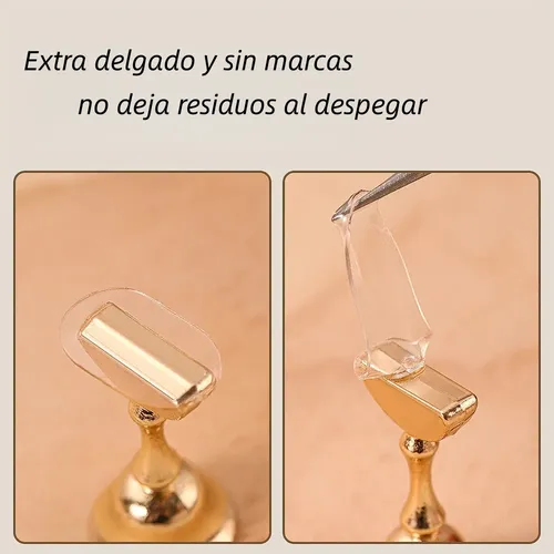 Cinta Adhesiva Doble Cara Para Uñas Postizas Resistente Sin