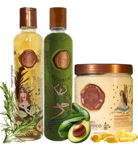 Kit De Cuidado Del Cabello Shaeio Ritual Botanico Growth Rep