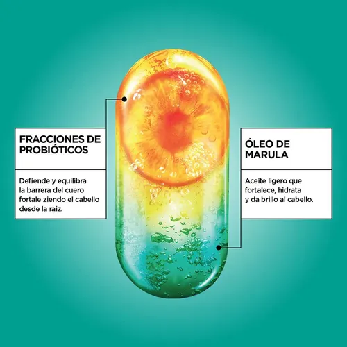 Fructis Probióticos Fuerza Crema Para Peinar 10 En 1 250Ml