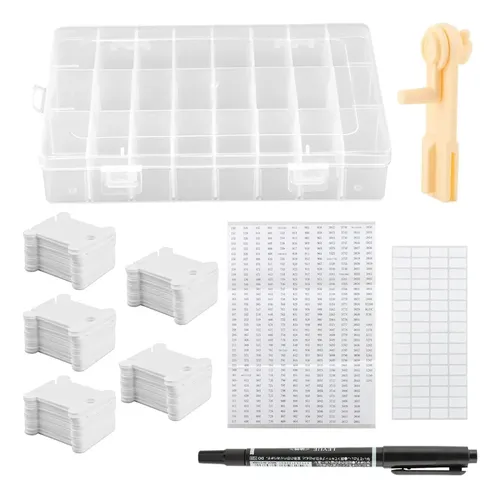 Organizador De Hilos De Bordar, Caja De Almacenamiento De 2