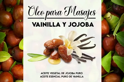 Óleo De Masajes Saiku Jojoba Y Vainilla 1l Cuidado Corporal
