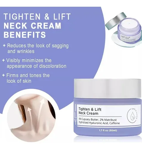 2 Unidades De Crema Reafirmante For El Cuello, Tensa Y Zzi