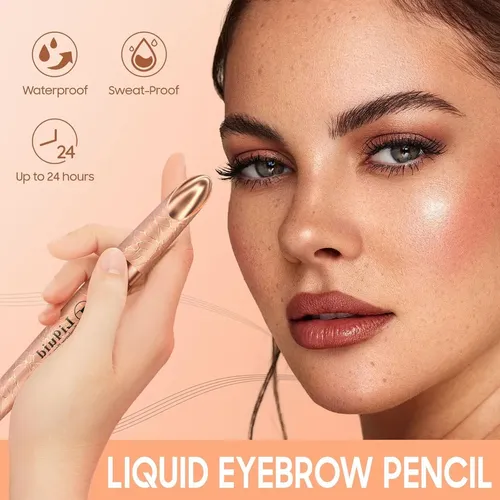 Lápiz Cejas 4d Ursoulney Marrón Oscuro