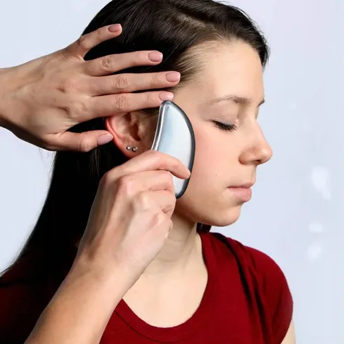 Masajeador Stickon Set De Raspadores Gua Sha De Acero Inoxid