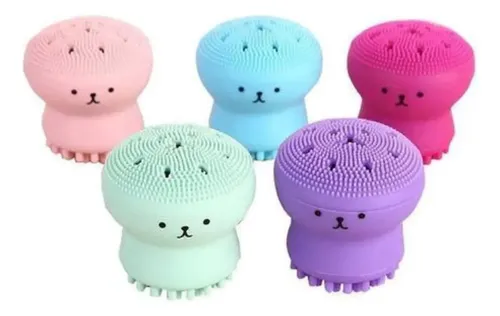 Cepillo Silicona Facial Limpiador Limpieza Exfoliante Facil