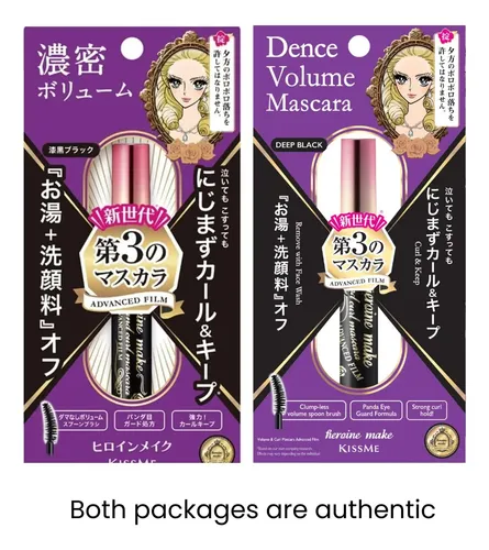Set De Rímel Heroine Make Kissme, Voluminizador Y Rizado, Co