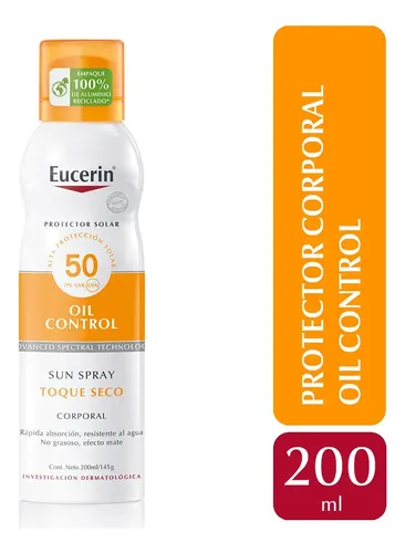 Eucerin Sun Fps50+ Spray Toque Seco Corporal X 200 Ml